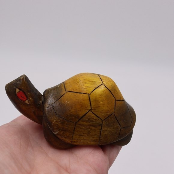 Wooden Turtle Collection Wood turtle, Primitive rustic decor - Picture 7 of 11